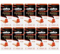 Lavazza Espresso Gourmet Caramel Nespresso Compatible Aluminium Coffee Capsules (Pack of 10, Total 100 Pods)