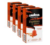 Lavazza, Espresso Gourmet Caramel, Nespresso Original Machine-Compatible Coffee Capsules, with The Natural Caramel Aroma, 100% Arabica, Intensity 8/13, Medium Roast, 4 Pack of 10 Pods