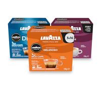 Lavazza Espresso Passionale 3 pack | Includes Dolce, Delizioso, Dek, 3 Packs of 16 Capsules