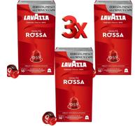 Lavazza Espresso Qualita Rossa Coffee Capsules 3 x Packs (30 Pods Total)