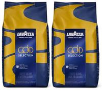 Lavazza Gold Selection Coffee Beans 1kg (Pack of 2, Total 2kg) - Medium Roast with Nutty & Honey Aromatic Notes