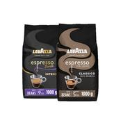 Lavazza, Intenso & Italiano Espresso, Coffee Beans, Ideal for Espresso Coffee Machines, 1kg x2