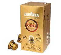 Lavazza, Qualità Oro, 30 Aluminum Capsules Compatible with Nespresso Machines, with Fruity and Floral Notes, 100% Arabica, Intensity 8/13, Light Roasting