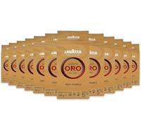 Lavazza, Qualità Oro, Ground Coffee, 12 x 250g | Intensity 5/10, with Notes of Fruit and Flowers, 100% Arabica, Medium Roasting, Ideal for Moka Pot and French Press