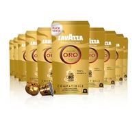 Lavazza Qualità Oro, Nespresso Compatible Aluminium Capsules, Zero CO2 Impact, 10 Packs of 10 Capsules