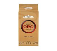Lavazza, Qualità Oro, Ground Coffee with Aromatic Notes of Fruit and Flowers, for a Velvety Espresso, 100% Arabica Coffee Beans, Intensity 5/10, Medium Roast, 250 g