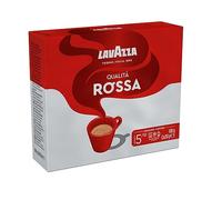 Lavazza, Qualità Rossa, Ground Coffee, 2 x 250 g, Ideal for Moka Pots, with Aromatic Notes of Chocolate and Dried Fruits, Arabica and Robusta, Intensity 5/10, Medium Roasting