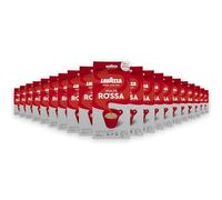 Lavazza Qualità Rossa Ground Coffee, Medium Roast, 250 g Each, 20-Pack | Intensity 5/10, with Notes of Chocolate and Dried Fruits, Arabica and Robusta, Medium Roasting, Ideal for Moka Pots