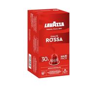 Lavazza Qualità Rossa, Nespresso Compatible Aluminium Capsules, Zero CO2 Impact, 30 Count