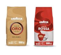 Lavazza, Qualità Rossa & Qualità Oro, Coffee Beans, Intensity 5/10, Medium Roast, 1kg x2