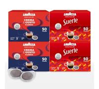 Lavazza, Suerte Assorted Flavour Pods 2 Packs of 50 Cream and Flavour Pods