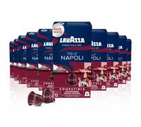 Lavazza, Tales of Napoli, 100 Coffee Capsules Compatible with Nespresso Machines Original, with Notes of Cocoa and Caramel, Arabica and Robusta,
