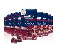 Lavazza, Tales of Napoli, 100 Coffee Capsules Compatible with Nespresso Machines Original, with Notes of Cocoa and Caramel, Arabica and Robusta, Intensity 12/13, Dark Roast, 10 Packs