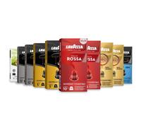 Lavazza Variety Pack - 100 Aluminium Capsules Compatible with Nespresso Original Machines, Ristretto, Lungo, Qualit? Oro, Qualit? Rossa, Tierra