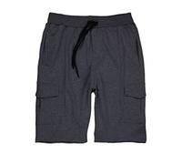Lavecchia Anthracite Plus Size Men's Cargo Bermuda LV-2011 - Grey - XXXXXXXXL