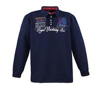 Lavecchia Navy Plus Size Sweatshirt LV-2024 - Blue - XXXXXXXXL