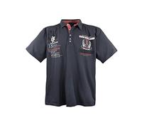 Lavecchia Plus Sizes Wow 2038 Hippes Polo Shirt Short-Sleeved Red, charcoal, 8XL