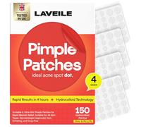 Laveile Spot Patches 150 Count - 4 Sizes Hydrocolloid Pimple Patches for Breakouts - Fast Acting Acne Patches with Salicylic Acid, Tea Tree & Calendula oil - Invisible Spot Dots for Blemishes