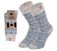 lavendel Wool Socks, Canadian Socks, Warm Cosy Natural Thermal Socks for Men and Women, Cushioned Nordic Style Winter Socks, 1 Pair (UK, Numeric, 5.5, 8, Regular, Regular, Blue)