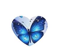 Lavender air freshener card, Hanging Scented Cards for Car Office or Home, Auto Decorate with Blue Starry Butterfly Galaxy Print