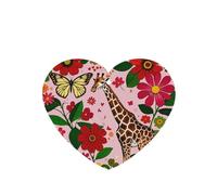 Lavender air freshener card, Hanging Scented Cards for Car Office or Home, Auto Decorate with Giraffe Heart Flower Butterfly Print