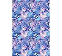 Lavender and Blue Jungle Tiger - Bye-Bye Boring Notebooks/Journals: Hello, Cute & chic!: 6x9 inches & 200 Pages of Pure Magic