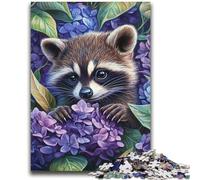 Lavender And Raccoon 2000 Piece Jigsaw Puzzles for Teenagers Gifts,Pattern Assembly Fun at Home Activities,Birthday Present,Travel Gifts (70X100cm)