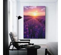 Lavender Artistic Wall Art Painting The Picture of Animal Print On Canvas Artwork Pictures For Home Living Room Modern Decor Decoration 12x18inch(30x45cm)