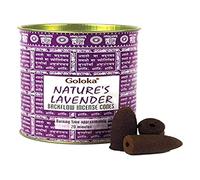 Lavender Backflow Incense Cones - 9cm x 7cm (Pack of 6) - Premium Aromatic Relaxation - Perfect for Home & Office Decor