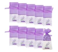 Lavender Bags, 10 PCs Lavender Bags Empty Muslin Empty Sachets Bag Empty Sachet Bag for Fill Dry Dried Lavendars Flower,Closet Cupboard Drawers Fragrance,Storage Repellent Scented Smell