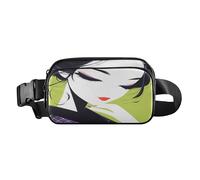 Lavender Beauty Green Trendy Waist Bag Fanny Pack for Men Women Mini Sling Chest Bag with Adjustable Strap for Shopping Sports Work, Lavender Beauty Green, 1 size, Lavender Beauty Green, 1 size
