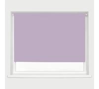 Lavender Blackout Roller Blinds Thermal Blackout Material Metal Brackets & FIttings 25mm Roller Tube Easy Fit Child Safe Bedroom Office60cm Width x 160cm Length