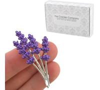 Lavender Bouquet Brooch | 5cm Tall | Little Gift for Ladies | Cracker Filler
