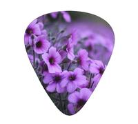 Lavender Bouquet Print Guitar Picks,12 Pack Guitar Plectrums Thin, For Bass Electric Acoustic Guitars Ukulele