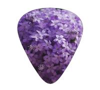 Lavender bouquet Printed Guitar Picks 12-Piece Set - Comfortable, Versatile Plectrum for All Guitar Styles & Players