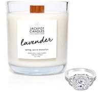 Lavender Candle with Ring Inside (Surprise Jewelry Valued at $15 to $5,000) Ring Size 7