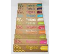 Lavender, Cannabis, Dragon's Blood, Vanilla Organic Goodness Incense Sticks with JRose Incense Holder (J02)