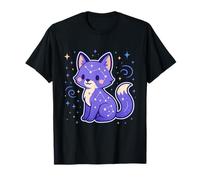 Lavender Constellation Fox Starry Friend for Kids Age 5 to 9 T-Shirt