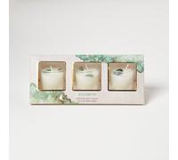 Lavender Crystal Scented Candle Set, Pack of 3