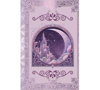 Lavender Dream Castle Journal - Hardcover Blank Notebook 5.5x8.5, 180 Pages Fantasy Fairytale Writing Journal with Victorian Frame for Women