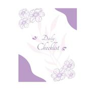 Lavender Dream Collection | A Space for Thoughts, Goals & Inspiration - Checklist