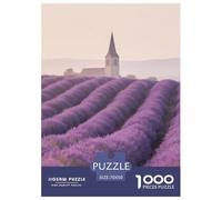 Lavender Field, 1000-piece Jigsaw, Relaxing And Visually Stunning Pastime, Perfect for Gifting Or Home Decoration, Suitable for Ages 8+, 70x50cm/1000pcs