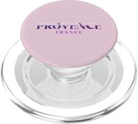 Lavender Field Inside Provence Bold Letters France Travel PopSockets PopGrip for MagSafe