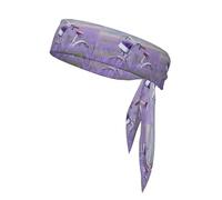 Lavender Field Retro Bike Agriculture Printing 1 Pieces Headband Hair Band Unisex Dry Head Tie Sport Band For Basketball Running Tennis