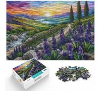 Lavender Fields at Dawn 1000 Piece Jigsaw, Festive Gift, 1000pcs (40x28cm)