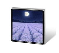 Lavender Fields Backpack Pin Cute Brooch Decoration Brooches for Women Mens Lapel Pins for Suits Fashion Button Badges for Hat Backpacks Purses Jackets Shirt Suit Lapels-Square