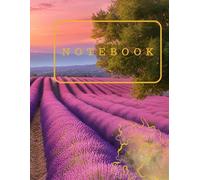 Lavender Fields & Gold Notebook