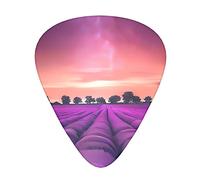 Lavender Fields Guitar Plectrums 12 Pieces Set =>> Comfortable In The Hand With Smooth Edges Three Thicknesses To Match