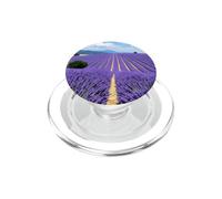 Lavender Fields Mountain Landscape Purple Bloom Scenic PopSockets PopGrip for MagSafe