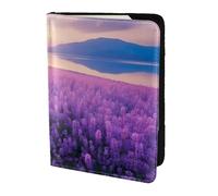 lavender fields print Passport Cover, Passport Holder Cover Wallet Passport Wallet Case for Cards and Documents